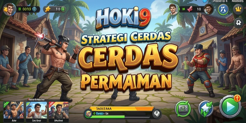 Tampilan gameplay HOKI9 menunjukkan pertempuran strategi yang mendebarkan.