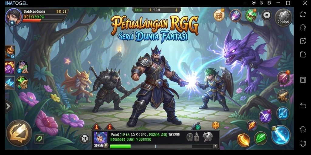 Gameplay RPG seru dengan karakter dan petualangan mendebarkan.