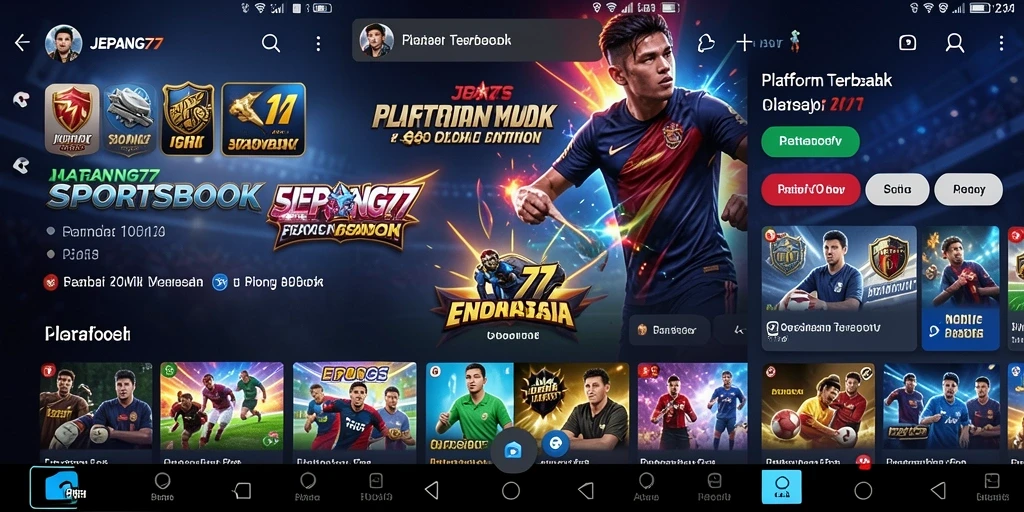 Tampilan menarik dari gameplay Sportsbook di JEPANG77.
