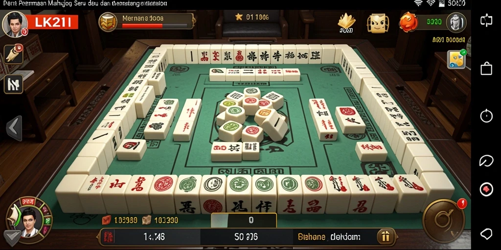 Screenshot LK21 menampilkan gameplay Mahjong yang seru dan menantang.