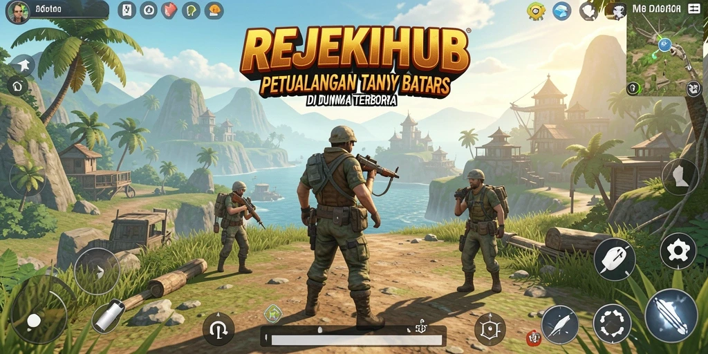 Screenshot gameplay <strong>REJEKIHUB</strong> yang menampilkan eksplorasi dunia terbuka.