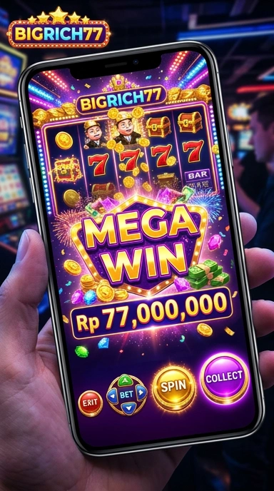 Antarmuka pengguna yang sederhana pada bigrich77.